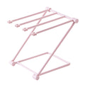 Folding Towel Stand Rack Kitchen Washing Cloth Draining Plastic Organizer Shelf