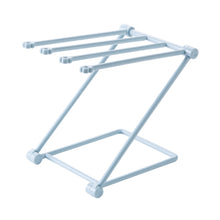Load image into Gallery viewer, Folding Towel Stand Rack Kitchen Washing Cloth Draining Plastic Organizer Shelf
