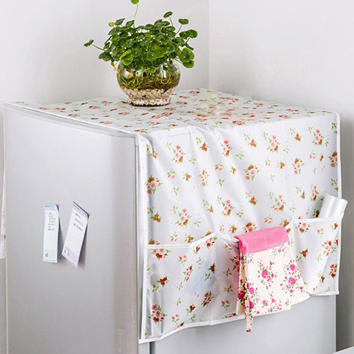 Fridge Refrigerator Dust Proof Cover Multi-Use Pouch Storage Kitchen Organizer