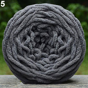 DIY Soft Scarf Sweater Towel Thick Yarn Knitting Chunky Towelling Yarn Ball