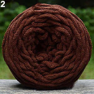DIY Soft Scarf Sweater Towel Thick Yarn Knitting Chunky Towelling Yarn Ball