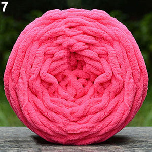 DIY Soft Scarf Sweater Towel Thick Yarn Knitting Chunky Towelling Yarn Ball