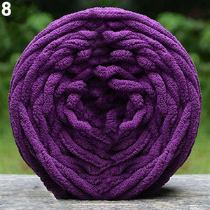 DIY Soft Scarf Sweater Towel Thick Yarn Knitting Chunky Towelling Yarn Ball