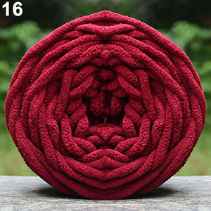 DIY Soft Scarf Sweater Towel Thick Yarn Knitting Chunky Towelling Yarn Ball
