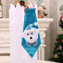 Load image into Gallery viewer, Luminous LED Christmas Necktie Santa Snowman Elk Tie Xmas Decor for Kids Adults
