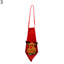 Load image into Gallery viewer, Luminous LED Christmas Necktie Santa Snowman Elk Tie Xmas Decor for Kids Adults
