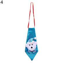 Load image into Gallery viewer, Luminous LED Christmas Necktie Santa Snowman Elk Tie Xmas Decor for Kids Adults

