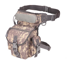 Load image into Gallery viewer, Men&#39;s Military Camouflage Drop Leg Bag Panel Utility Waist Belt Pouch Pack

