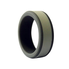 Load image into Gallery viewer, 8mm Cross Fit Fitness Sport Men Women DIY Dual Color Flexible Silicone Band Ring

