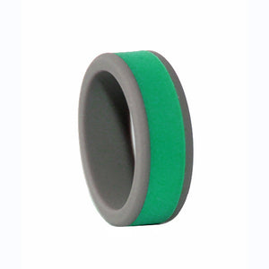 8mm Cross Fit Fitness Sport Men Women DIY Dual Color Flexible Silicone Band Ring
