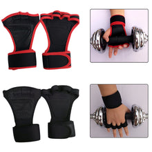 Load image into Gallery viewer, Men Women Gym Fitness Weightlifting Half Finger Anti-skid Glove with Wrist Wrap
