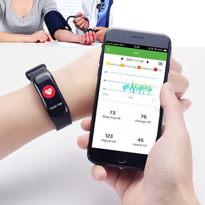 Smart Wristbands Fitness Activity Heart Rate Tracker Blood Pressure Fitness Bracelet Smart Bracelet With Color Screen