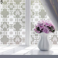 Baño mariposa burbuja flor esmerilada decorativa privacidad ventana pegatina película