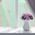 Baño mariposa burbuja flor esmerilada decorativa privacidad ventana pegatina película