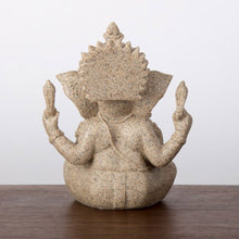 Load image into Gallery viewer, Sandstone Ganesha Buddha Elephant Statue Sculpture Handmade Figurine Home Decor
