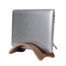 Load image into Gallery viewer, Samdi Wooden Vertical Desktop Laptop Stand Holder Bracket Dock for Macbook Air
