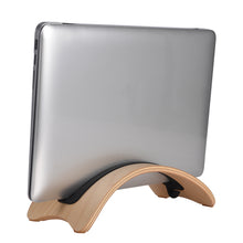 Load image into Gallery viewer, Samdi Wooden Vertical Desktop Laptop Stand Holder Bracket Dock for Macbook Air
