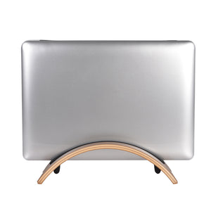 Samdi Wooden Vertical Desktop Laptop Stand Holder Bracket Dock for Macbook Air