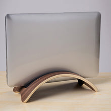 Load image into Gallery viewer, Samdi Wooden Vertical Desktop Laptop Stand Holder Bracket Dock for Macbook Air
