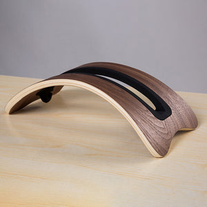 Samdi Wooden Vertical Desktop Laptop Stand Holder Bracket Dock for Macbook Air