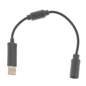 Adaptador de cable de conexión separable Dongle USB de 23 cm para controlador Xbox 360