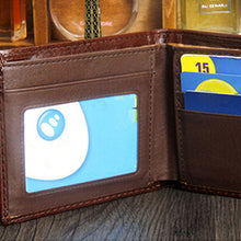 Load image into Gallery viewer, Men&#39;s Faux Leather Wallet Coin Card Money Holder Horizontal Bifold Slim Purse
