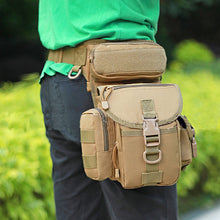 Load image into Gallery viewer, Men&#39;s Military Camouflage Drop Leg Bag Panel Utility Waist Belt Pouch Pack
