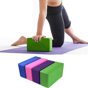 Bloque de Yoga Ladrillo de Espuma Ayuda para Estirar Gimnasio Pilates para Ejercicio Fitness Deportes