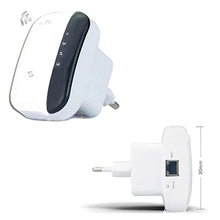 Cargar imagen en el visor de la galería, Extensor de señal de 300Mbps Booster Wireless-N AP Range 802.11 WiFi Repetidor Enchufe de la UE
