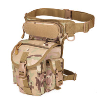 Load image into Gallery viewer, Men&#39;s Military Camouflage Drop Leg Bag Panel Utility Waist Belt Pouch Pack
