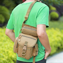 Load image into Gallery viewer, Men&#39;s Military Camouflage Drop Leg Bag Panel Utility Waist Belt Pouch Pack

