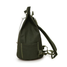 Load image into Gallery viewer, Men&#39;s Solid Color Drawstring Canvas Large Capacity Bucket Bag Casual Backpack
