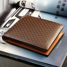 Load image into Gallery viewer, Men Fashion Faux Leather Pocket Wallet Clutch ID Credit Card Holder Bifold Purse
