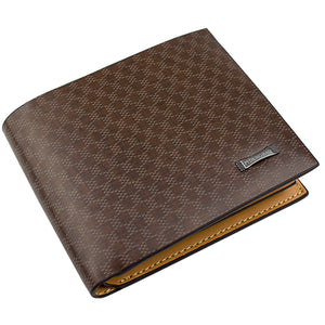 Men Casual Faux Leather Pocket Wallet Clutch ID Credit Card Holder Bifold Purse