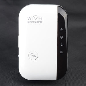 Extensor de señal de 300Mbps Booster Wireless-N AP Range 802.11 WiFi Repetidor Enchufe de la UE