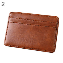 Load image into Gallery viewer, Men&#39;s Fashion Magic Faux Leather Slim Wallet Money Clip Card Holder Purse
