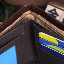 Load image into Gallery viewer, Men&#39;s Faux Leather Bifold Wallet Credit/ID Card Coin Holder Slim Short Purse

