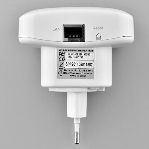 Amplificador repetidor de señal WiFi inalámbrico extensor de rango de red de 300Mbps