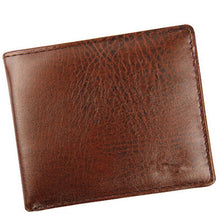 Load image into Gallery viewer, Men&#39;s Faux Leather Wallet Coin Card Money Holder Horizontal Bifold Slim Purse
