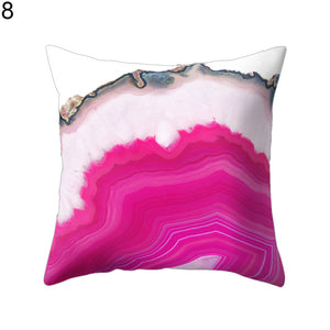 Funda de cojín cuadrada abstracta con decoración moderna para sala de estar de 18 pulgadas