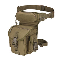 Load image into Gallery viewer, Men&#39;s Military Camouflage Drop Leg Bag Panel Utility Waist Belt Pouch Pack
