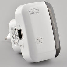 Cargar imagen en el visor de la galería, Amplificador repetidor de señal WiFi inalámbrico extensor de rango de red de 300Mbps
