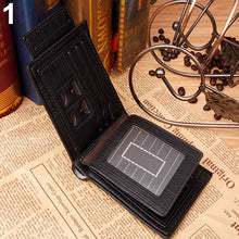 Load image into Gallery viewer, Men Fashion Faux Leather Business Casual Bifold Credit Card Slots Wallet Purse

