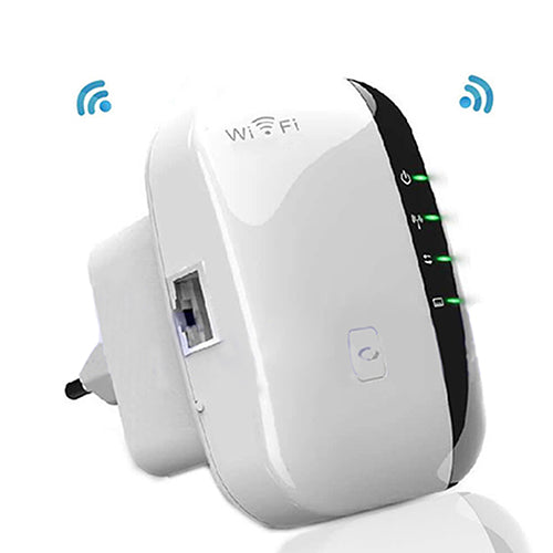 Extensor de señal de 300Mbps Booster Wireless-N AP Range 802.11 WiFi Repetidor Enchufe de la UE