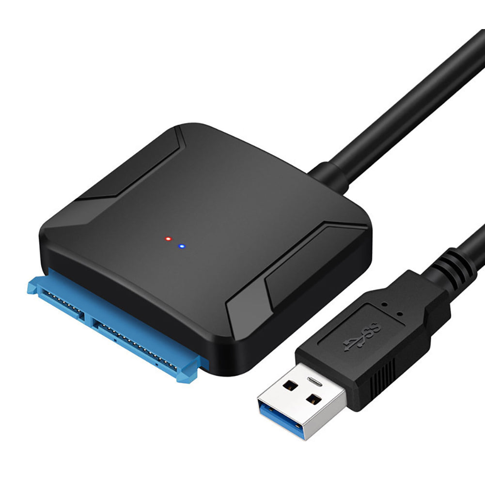 Adaptador de línea de Cable convertidor de disco duro SATA a USB 3,0 2,5/3,5 HDD SSD