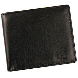 Men's Faux Leather Wallet Coin Card Money Holder Horizontal Bifold Slim Purse
