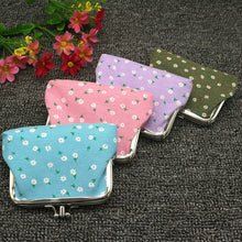 Cargar imagen en el visor de la galería, Bolso de mano de doble capa a la moda de 4 pulgadas, estuche para monedas, monedero con girasol, Mini billetera
