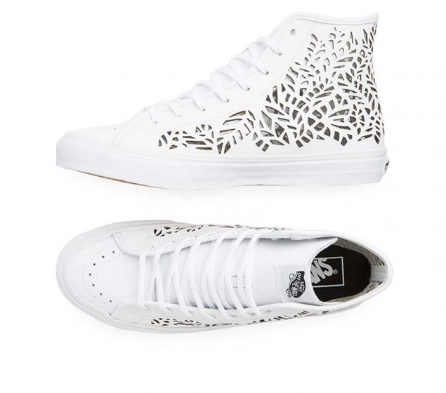 VANS 99 | SK8-HI DECON (CUTOUT)| LEAVES/WHITE