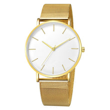 Load image into Gallery viewer, Men Watch Quartz Casual Watches Simple Metal Hour Reloj Quartz Watch Montre Mesh Stainless Steel erkek kol saati masculino clock
