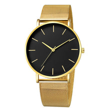 Load image into Gallery viewer, Men Watch Quartz Casual Watches Simple Metal Hour Reloj Quartz Watch Montre Mesh Stainless Steel erkek kol saati masculino clock
